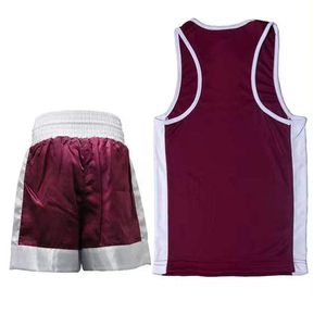 Uniformes de compétition de boxe sur mesure, vêtements d'arts martiaux en 2 pièces, uniforme de boxe sur mesure pour hommes - Product Image 6