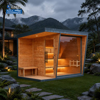 Sauna extérieur en cèdre rouge de qualité arctique, certifié ETL, avec WiFi intégré, modulaire, pour jardin, kit pour le marché canadien