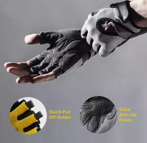Guantes de Gimnasio Unisex Ligeros de Nailon Hardihood International para Entrenamiento y Levantamiento de Pesas - Product Image 4