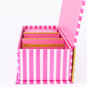 Coffret d'emballage de luxe pour chocolats faits main, écologiques et personnalisés, avec couvercle magnétique rigide, en carton spécialisé et pelliculage mat - Product Image 1