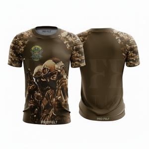 OEM ODM Custom Wholesale Camouflage Short Sleeve Crew Neck Quick Dry <b>Polyester</b> Sublimation Printed Sports Training <b>T</b> <b>Shirt</b> <b>Men</b> - Product Image 5