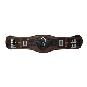 Leather Girth Black Horse Riding Equipment <b>Equestrian</b> Supply Adjustable Fit - Product Image 4