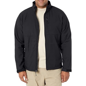 Men_s Casual Winter Softshell <b>Jacket</b> Custom Logo Lightweight Windproof and Waterproof for Outdoor <b>Work</b> Stand Collar - Product Image 1