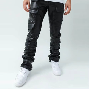 Jeans Rectos Personalizados de Moda Urbana para Hombre, Lavado Claro, Cintura Media, Transpirables, Casuales, de Mezclilla de Alta Calidad, 2026 - Product Image 2