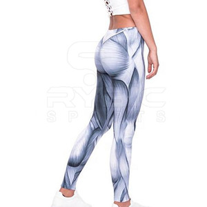 Fashion <b>Printed</b> Sublimation <b>Leggings</b> For <b>Women</b> Comfortable Yoga Running Exercise Stretch Activewear Premium Clothing - Product Image 2