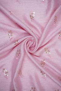 Premium Wave Pattern Embroidered Sequin Mesh Fabric Heavy Weight Metallic Lace Textile for Bridal and Fashion Dresses - Product Image 3