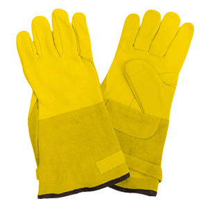 Gants de soudage TIG en cuir pleine fleur de première qualité, protection industrielle des mains, résistance à la chaleur pour la lutte contre les incendies - Product Image 5