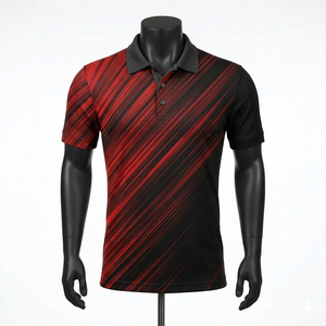 Chemises polo pour hommes de qualité supérieure pour le streetwear, vente en gros, meilleur prix, grandes tailles, col rabattu. - Product Image 1
