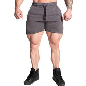 Pantalones cortos deportivos para hombre con logo personalizado, 5 pulgadas, pantalones cortos de gimnasio, pantalones cortos deportivos, 100% algodón, secado rápido, transpirables, lisos. - Product Image 1