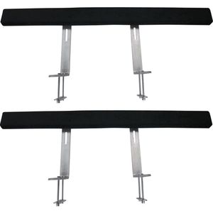 Guide-Ons per Rimorchio Barca in Acciaio Antiruggine da 48 Pollici, 2 Pezzi, Tavole Imbottite in Moquette con Parti di Montaggio, Accessori per Imbarcazioni - Product Image 1