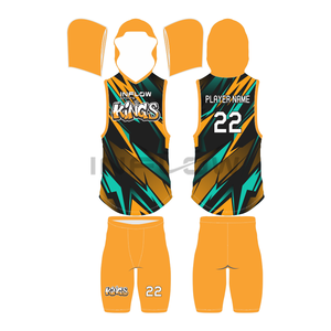 Custom 100% Polyester Plus Size Flag Football Uniforms 7v7 American Football Kits Short Breathable High Quality 7v7 Apparel - Product Image 3