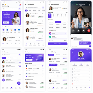 Application de réservation de consultation avancée avec intégration de la vidéoconférence et du chat pour une planification instantanée - Product Image 1