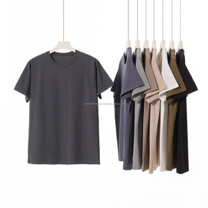 T-shirt lourd personnalisé, unisexe, manches courtes, surdimensionné, uni, t-shirt court, t-shirt ample pour homme, coupe ample - Product Image 2