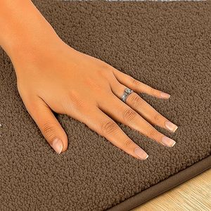 Tapis de salle de bain de luxe personnalisé, tapis de bain en microfibre extra doux et absorbant, tapis de bain antidérapant en fourrure moelleuse - Product Image 5