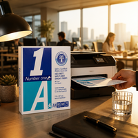 Papier de copie A4 blanc 80 g/m² numéro un, léger et polyvalent pour usage quotidien, de Bangkok