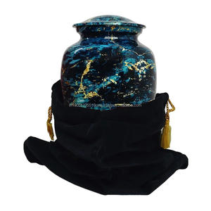 Venta al por mayor de urnas de cremación de metal de aluminio para cenizas humanas y adultas o urnas de cremación de recuerdo para cenizas masculinas y femeninas adultas - Product Image 3