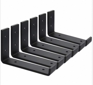 Soportes de Acero para Estantes de Pared, Resistentes, Personalizados, Fabricación OEM, con Recubrimiento en Polvo - Product Image 4