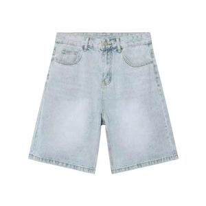 Pantalones Cortos de Mezclilla Holgados Estilo Hip Hop para Hombre, Ropa Urbana, Diseño Personalizado, Pantalones Cortos de Mezclilla Gruesa - Product Image 3
