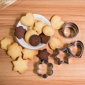 Juego de cortadores de galletas en forma de corazón de acero inoxidable 304, elegantes, artesanales y de gran venta, herramientas metálicas para hornear en casa, utensilios para pasteles. - Product Image 6