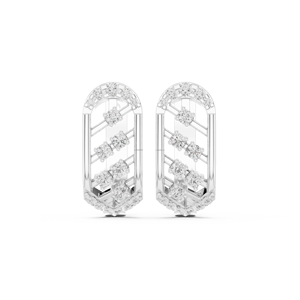 Whitelift Jewels Boucles d'oreilles disque martelé plaqué or rose 14 carats - Product Image 2