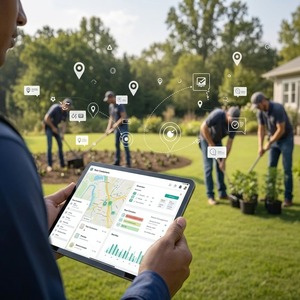 Servicios de Plataforma Avanzada para la Gestión de Cuidado del Césped y Paisajismo, Construcción Rápida de Plataformas Personalizadas para la Programación de Rutas - Product Image 1