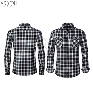 Chemises en flanelle de qualité supérieure, nouvelle collection, blanc et noir, 2 en 1, grandes tailles, respirantes, personnalisées, fabriquées au meilleur prix - Product Image 6