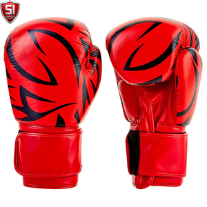 Gants de boxe en cuir SUMROOS SI multicolores avec sangle de poignet réglable, durables, protecteurs et confortables pour l'entraînement - Product Image 3
