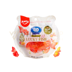 <b>CANDY</b> AMOS 4D LUCKY FISH <b>GUMMY</b> 65G CHINA ORIGIN - Product Image 2