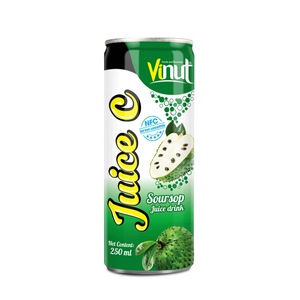 Boisson de jus de corossol 250ml Boisson de marque privée OEM par Vietnam Factory Saveur naturelle - Product Image 1