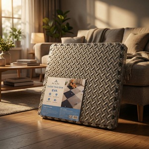 Tapete de Seguridad de Espuma EVA de 60x60cm x 10mm – Tapete de Juego Suave Encastrable para Jardín de Niños y Área de Juegos Infantiles - Product Image 1