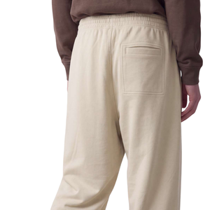 Wholesale <b>Mens</b> Relaxed Fit <b>Trousers</b> Custom <b>Elastic</b> Drawstring <b>Waist</b> Side Pockets Straight Leg Casual Lounge Wear Private Label - Product Image 3