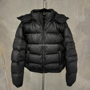 Winter Down Coat Puffer Men Clothing Jacket Streetwear High Quality Pu Leather <b>Waterproof</b> <b>Warm</b> Bubble Puffer Down Jackets - Product Image 6