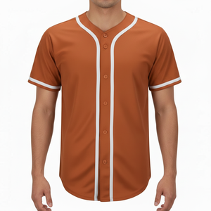 High Quality Custom Made Breathable <b>Material</b> Baseball Jersey New Arrival High Quality Custom Made Baseball Jersey with Oem - Product Image 1