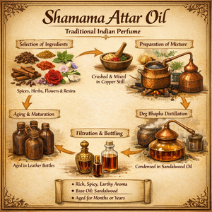 ALOURA OILS Perfume y Aromaterapia Árabe Shamama Attar con Ingredientes Naturales de Uttar Pradesh - Product Image 3