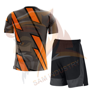 Uniformes de Fútbol Personalizados al por Mayor, 100% Poliéster, Transpirables, de Secado Rápido, para Adultos - Product Image 2
