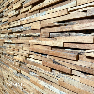 แผ่นหนังติดผนังที่3D แบบทันสมัยดีไซน์รูปทรงเรขาคณิตสำหรับความบันเทิงภายในบ้านวิลล่าโรงแรมกันเสียงกันน้ำ - Product Image 3