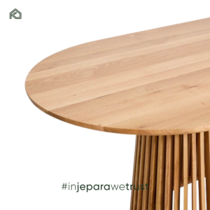 Juego de Comedor Redondo de 6 Sillas Modern Solid Wood <b>Round</b> <b>Dining</b> <b>Table</b> <b>Set</b> Indonesia Jepara Teak <b>Dining</b> Room Furniture <b>Set</b> - Product Image 6