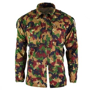 Venta Directa de Fábrica: Tela de Camuflaje Suiza de Sarga Tejida Estilo Suizo para Uniformes Tácticos de Exterior - Product Image 1