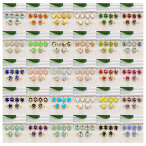 Breloques Étoiles en Pierre Précieuse Électroplaquées 10mm, Pendentifs Étoiles Briolette en Cuivre Électroplaqué pour Fabrication de Bijoux, Breloques Artisanales en Pierre Précieuse - Product Image 1