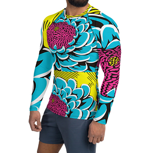 Servicios OEM ODM, Camiseta de Manga Larga Transpirable de Spandex/Nylon, Ajuste Delgado, Protección UV para Hombre, Secado Rápido, Color Personalizado, Adulto - Product Image 1