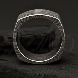 Hot Selling Handmade Damascus Steel <b>Ring</b> for Men Women Wedding Band Fashion Party <b>Ring</b> Custom Latest Design OEM Supplier - Product Image 5