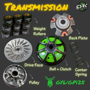 ระบบขับเคลื่อนอัตโนมัติสำหรับสกู๊ตเตอร์ GY6 GP125 สำหรับการแข่งขัน - Product Image 1