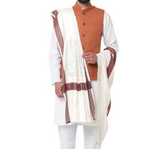 Chal de Cachemira para Hombre, Suave, Cálido, Largo, Ligero, de Secado Rápido, Alta Calidad, Cómodo para Invierno y Otoño, Estilo Casual - Product Image 3