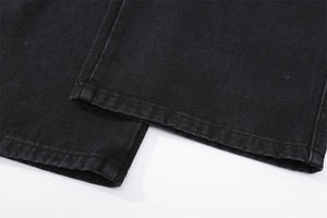 Pantalones Vaqueros Casuales de Diferentes Colores Personalizados de Última Tendencia, 100% de Alta Calidad, Estilo Urbano, Servicio OEM, Corte Recto, Lavado Sólido - Product Image 6