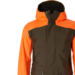 Chaqueta de Caza Impermeable para Hombre, Color Naranja Brillante, Alta Visibilidad, Chaqueta Táctica para Pesca, Senderismo y Actividades al Aire Libre, Cortavientos, con Capucha - Product Image 6