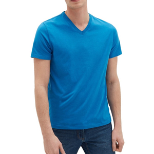 Camisetas Deportivas Lisas para Hombre OEM 2025, de Secado Rápido, Transpirables, de Manga Larga, Cuello en V, 100% Algodón Tejido, Precio Bajo - Product Image 6