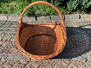 Hyacinth Eco-Friendly Vintage <b>Square</b> Storage <b>Basket</b> Hand-Woven Rattan Scallop Edge Built-In Handles Customizable Size Home Hotel - Product Image 3