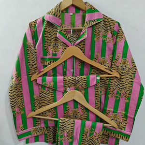 Pijamas de Noche con Cuello en V para Mujer, Pijamas Transpirables para el Hogar, Venta al por Mayor, Ropa de Dormir Floral para Mujer, Vestido de Dormir - Product Image 1