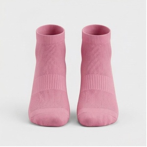 Pink Ankle <b>Socks</b> Breathable Knitted for Running Adults Summer Sport <b>Socks</b> - Product Image 1