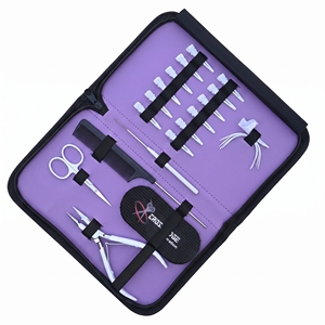 Kit d'accessoires pour extensions capillaires : Pince à sertir en acier inoxydable, Démonte-perles, Crochet à boucle, Mini-ciseaux, Peigne à queue et Aiguille - Product Image 3